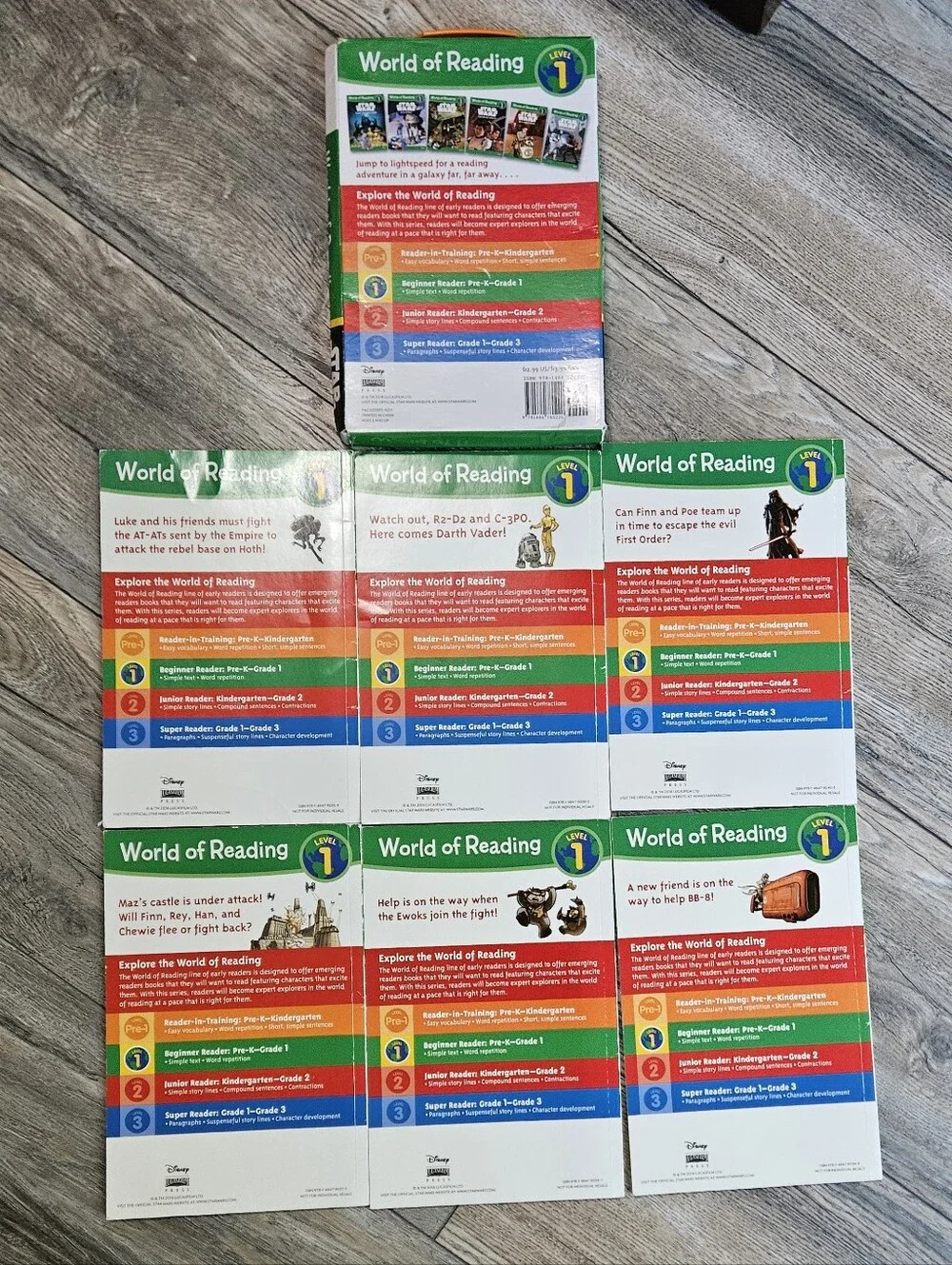 Star Wars Kids Book Set - Bedtime Stories, Level 1 Readers